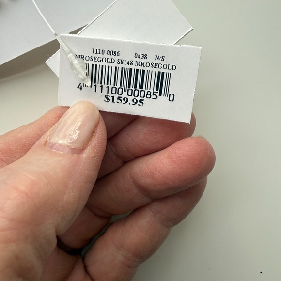 Rose Gold Crystal Flower Bridal Sash Sparkle‎ - Picture 6 of 10